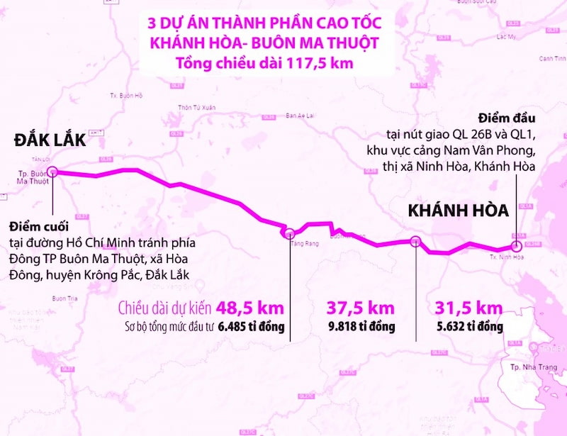 Với bản đồ đường cao tốc Khánh Hòa - Buôn Ma Thuột được cập nhật năm 2024, người dân sẽ có được cái nhìn tổng quan và chính xác về dự án này. Bản đồ cũng giúp người đi đường dễ dàng lựa chọn tuyến đường phù hợp và đến được nơi mình muốn một cách nhanh chóng.