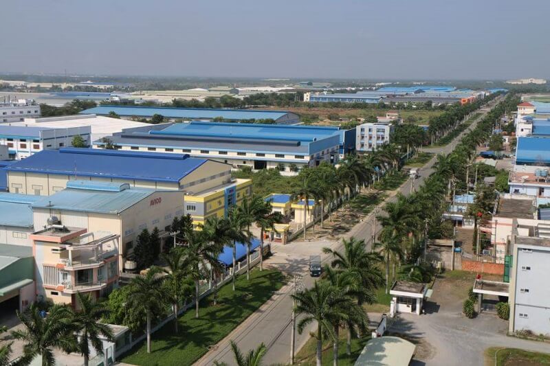 Cơ sở hạ tầng khu công nghiệp Tân Đô