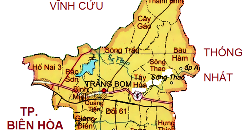 Hình ảnh bản đồ khu vực Ngã Ba Sông Thao