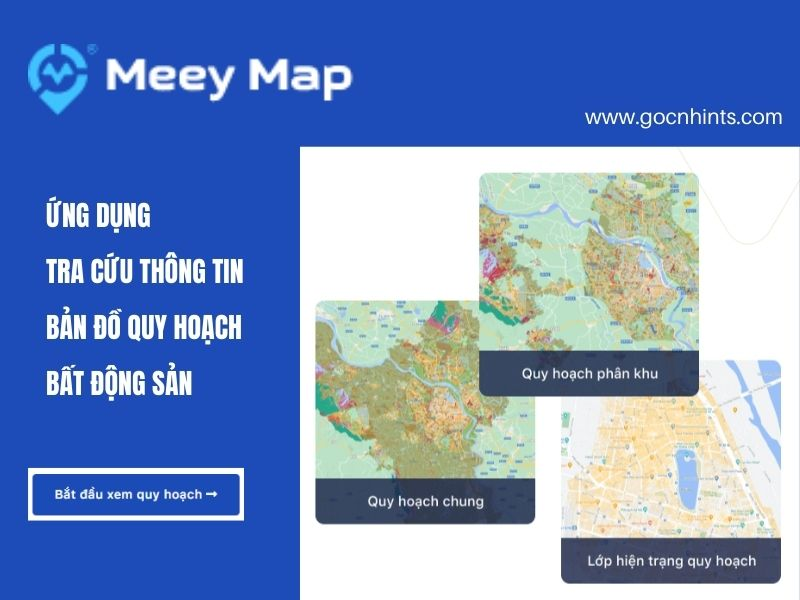 Meey Map – ứng dụng dành cho các nhà đầu tư sành sỏi