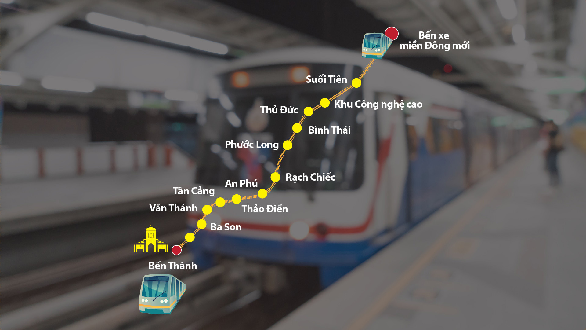 Tuyen Metro so 1 tu Ben Thanh den Suoi Tien