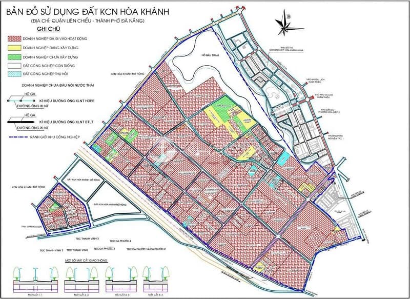 Bản đồ KCN Hòa Khánh
