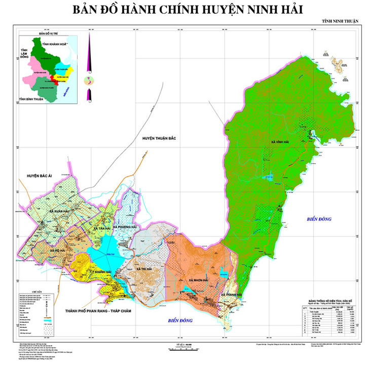 Bản đồ huyện Ninh Hải
