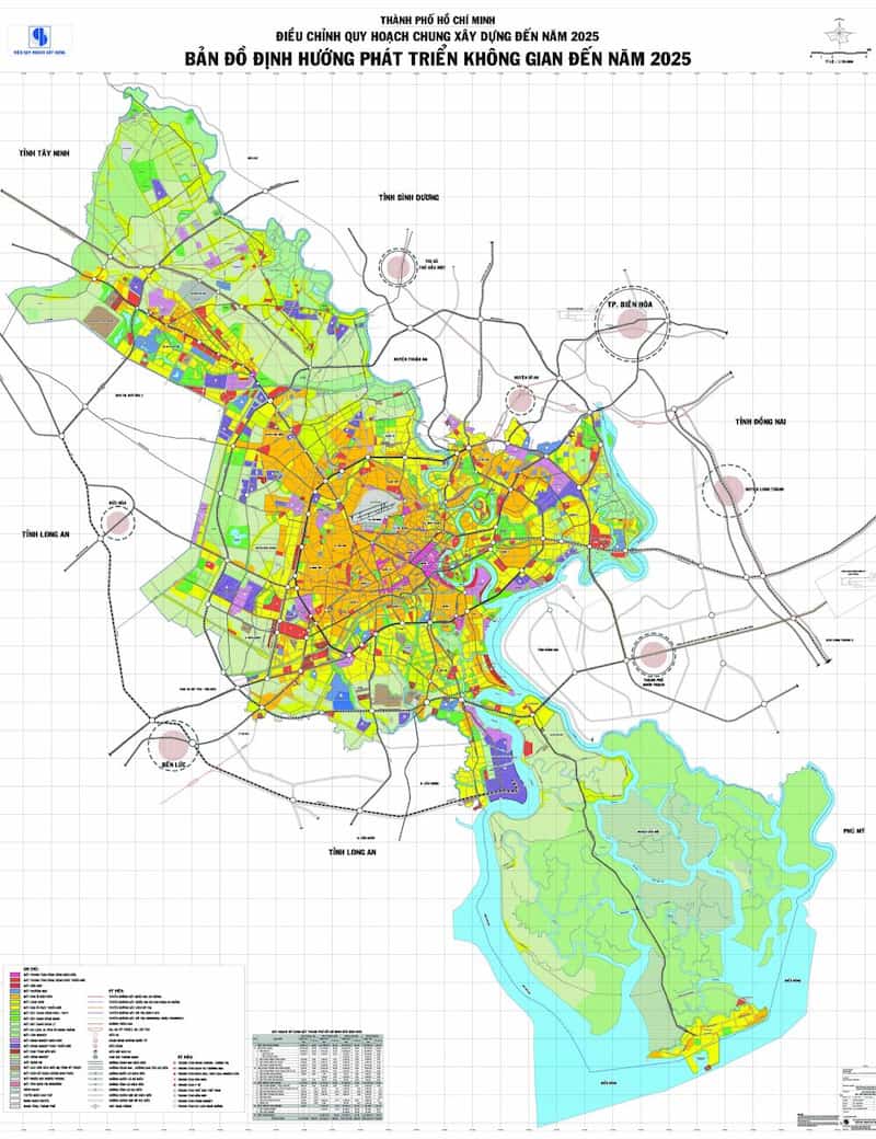 Bản đồ quy hoạch chi tiết thành phố HCM mới nhất
