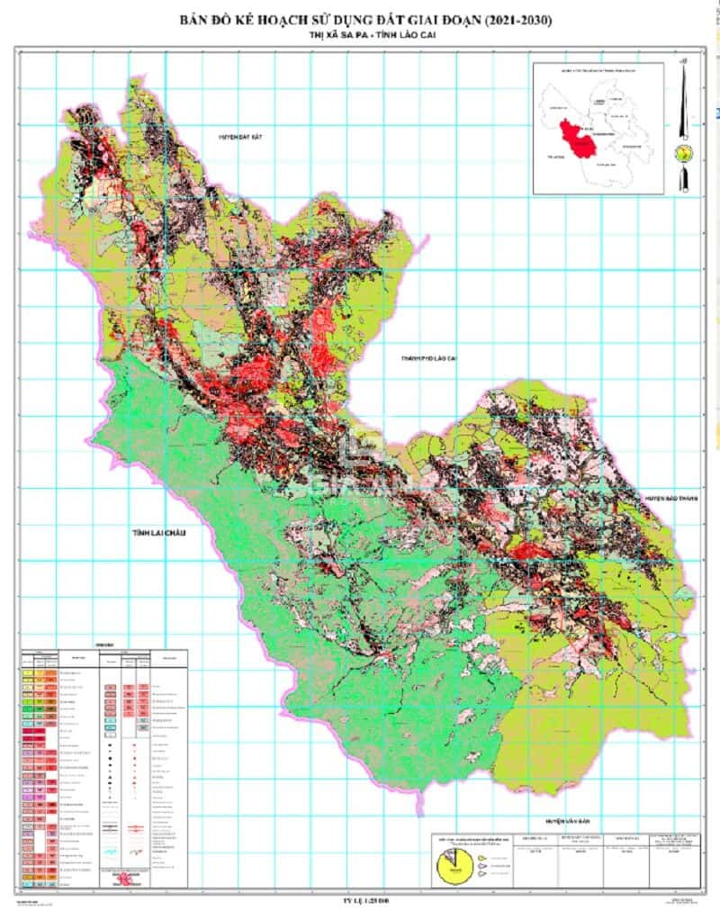 Bản đồ quy hoạch mới nhất của Lào Cai