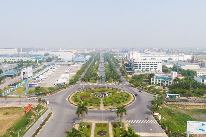 Samsung Yên Phong Bắc Ninh - Khu Công Nghiệp và Nhà Máy 6 Các tiện ích cây xanh tại khu công nghiệp Yên Phong