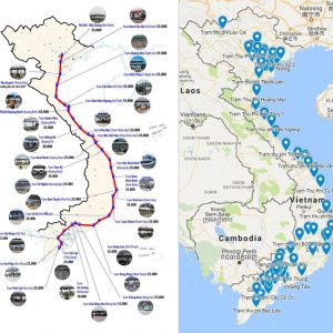Bản đồ Đường Quốc lộ 1A