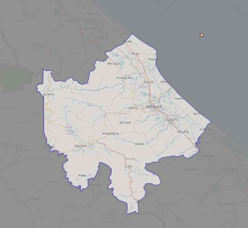 Bản đồ huyện Cồn Cỏ