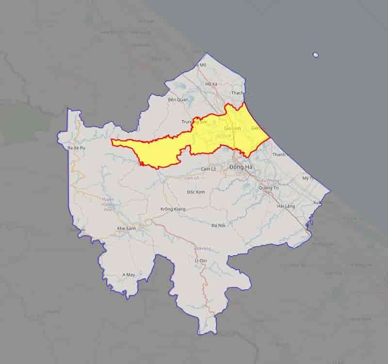 Bản đồ Huyện Gio Linh