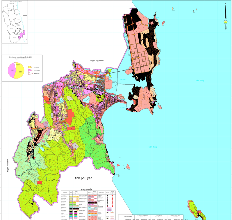 Bản đồ quy hoạch mới nhất của Quy Nhơn