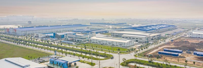Samsung Yên Phong Bắc Ninh - Khu Công Nghiệp và Nhà Máy 4 Vị trí địa lí khu công nghiệp Yên Phong