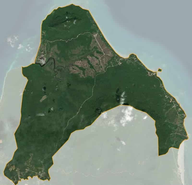 Bản đồ xã Bãi Thơm