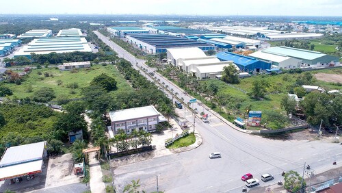 Vị trí thuận lợi để các doanh nghiệp phát triển mạnh mẽ của khu công nghiệp Vĩnh Lộc A