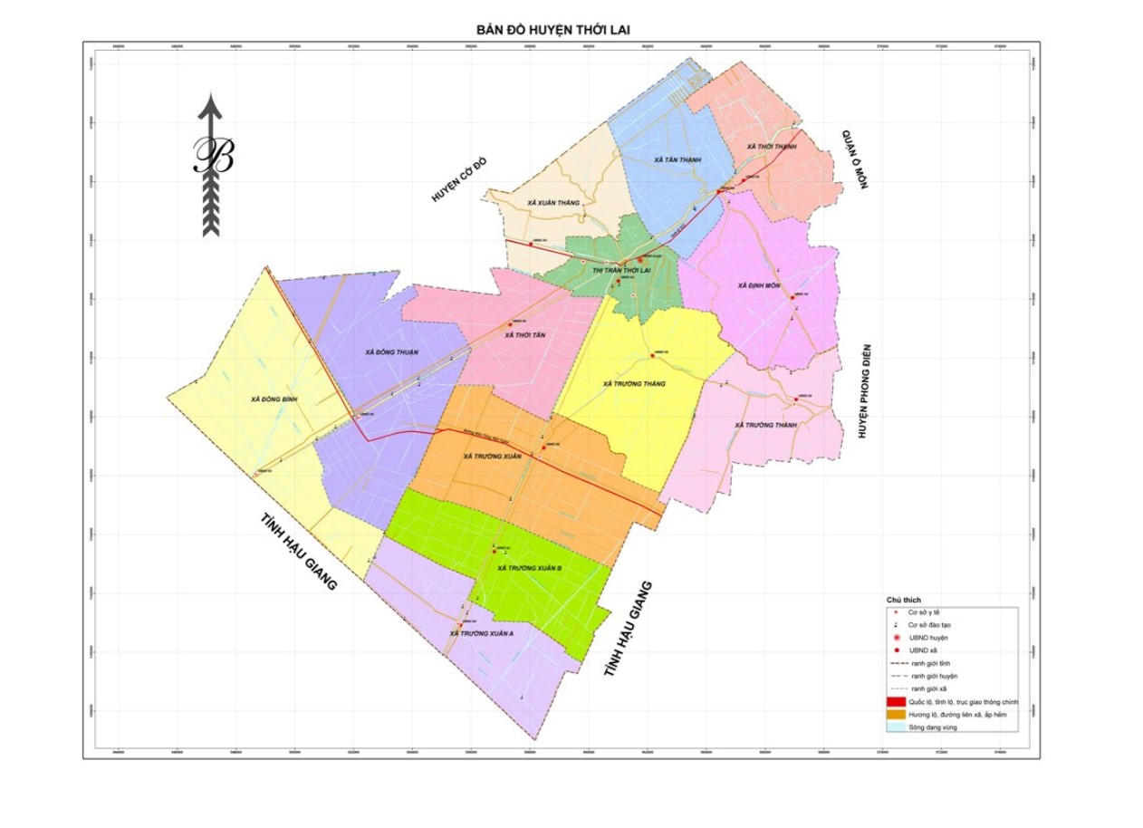 Bản đồ quy hoạch Huyện Thới Lai, Cần Thơ mới nhất năm 2022 sẽ giúp mọi người hiểu rõ hơn về kế hoạch phát triển của huyện trong tương lai gần. Bản đồ sẽ cung cấp thông tin chi tiết về các dự án và kế hoạch phát triển của huyện, giúp người dân có cái nhìn tổng quan về khu vực của mình.