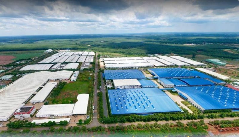 Tổng diện tích định hướng quy hoạch của Khu công nghiệp Bắc Đồng Phú Bình Phước là 184 ha