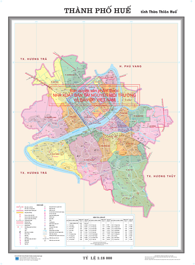 Bản đồ chỉ đường thành phố Huế
