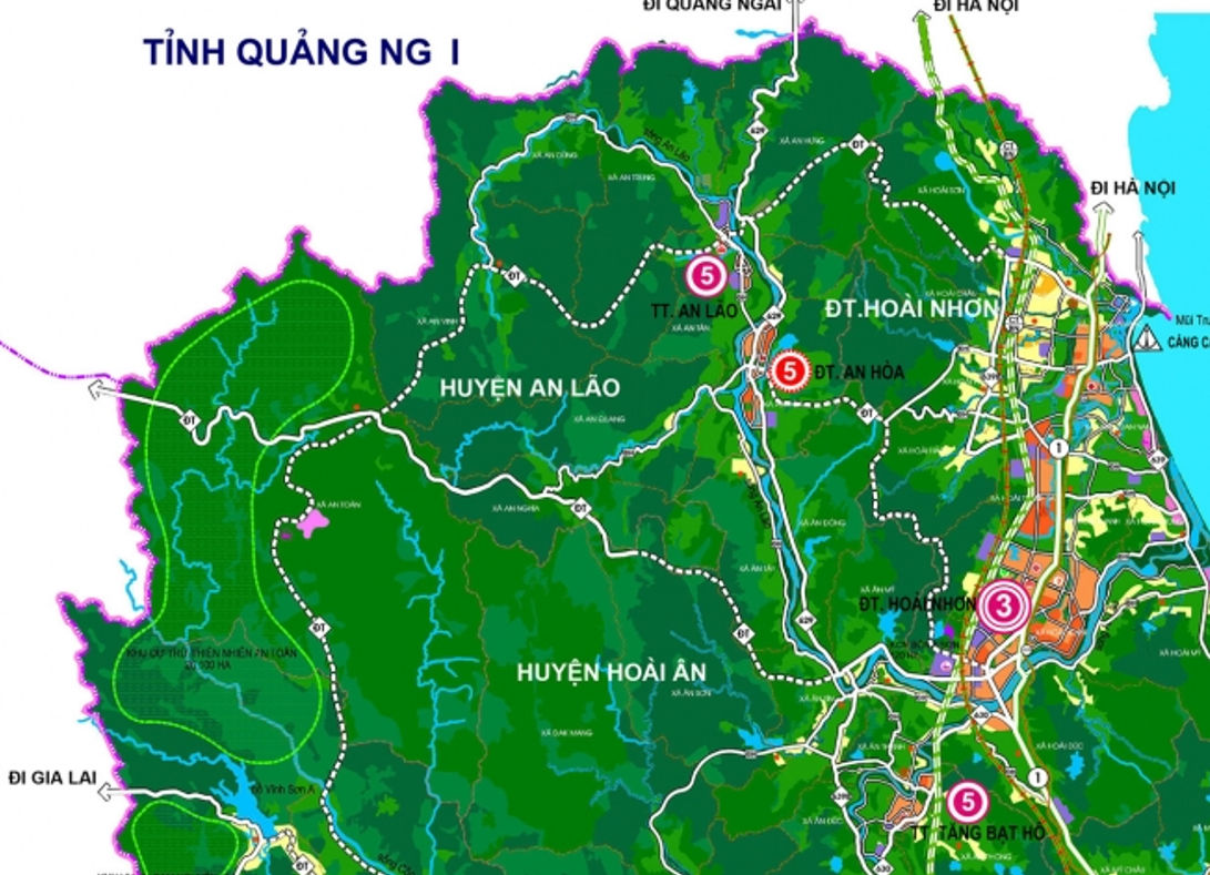 Bản đồ quy hoạch Huyện An Lão, Bình Định mới nhất 2024 9 Bản đồ quy hoạch giao thông huyện An Lão – Tỉnh Bình Định