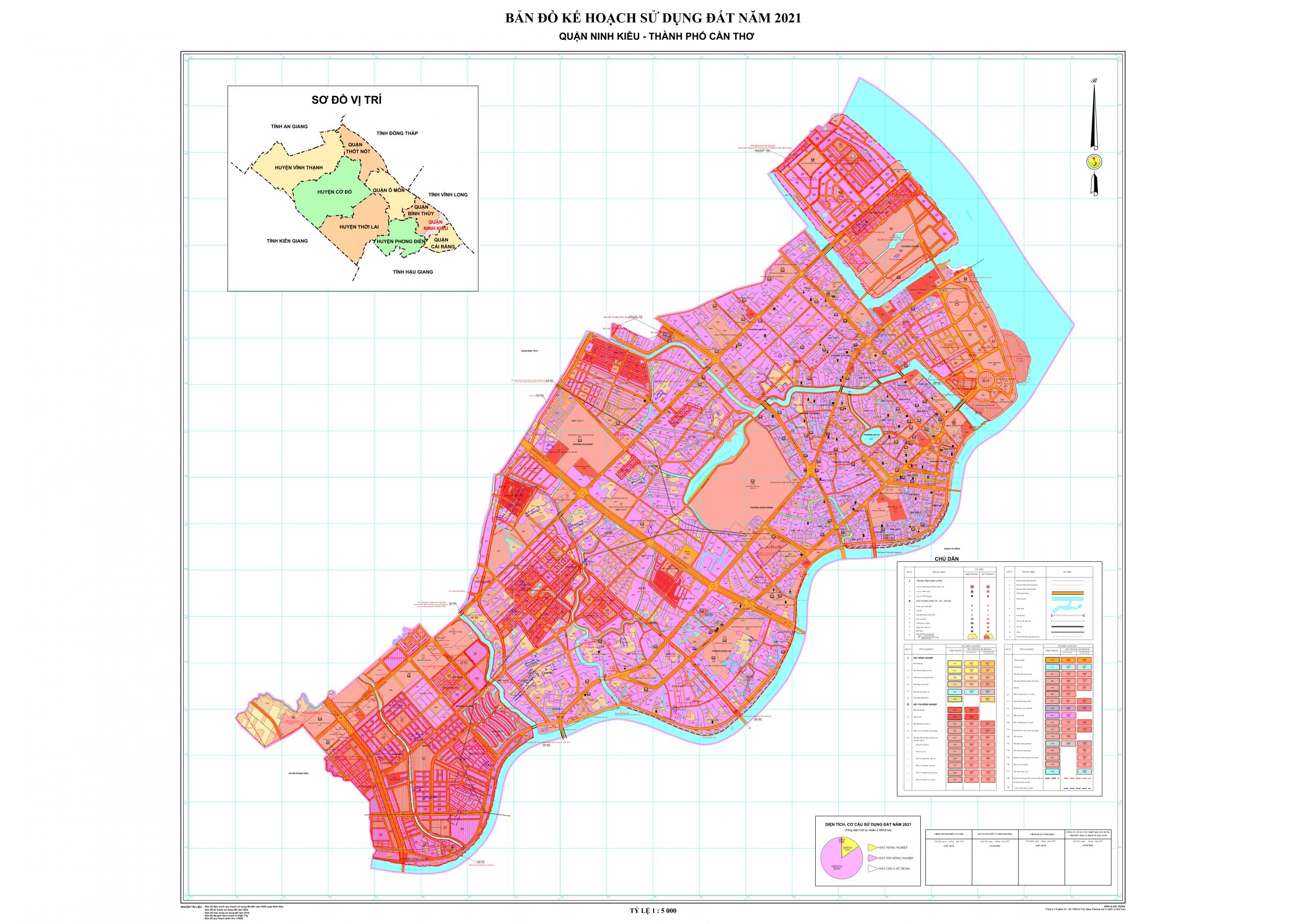 Bản đồ quy hoạch Quận Ninh Kiều, Cần Thơ mới nhất