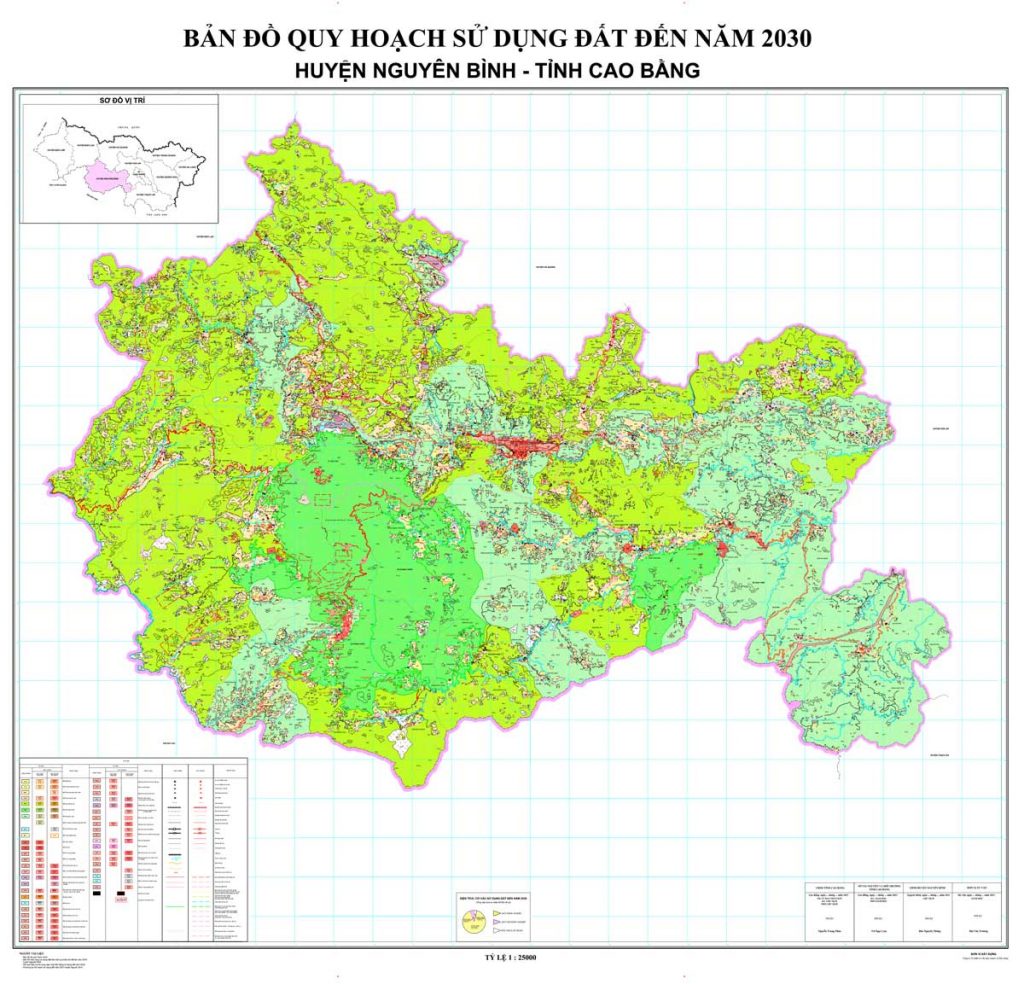 Bản đồ quy hoạch Huyện Nguyên Bình – Tỉnh Cao Bằng