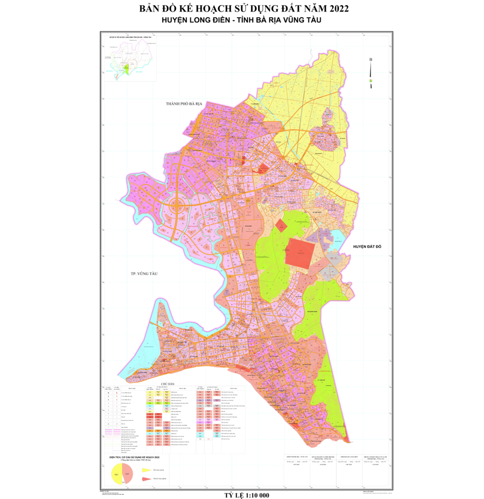 Kế hoạch sử dụng đất 2022 huyện Long Điền - Bà Rịa Vũng Tàu