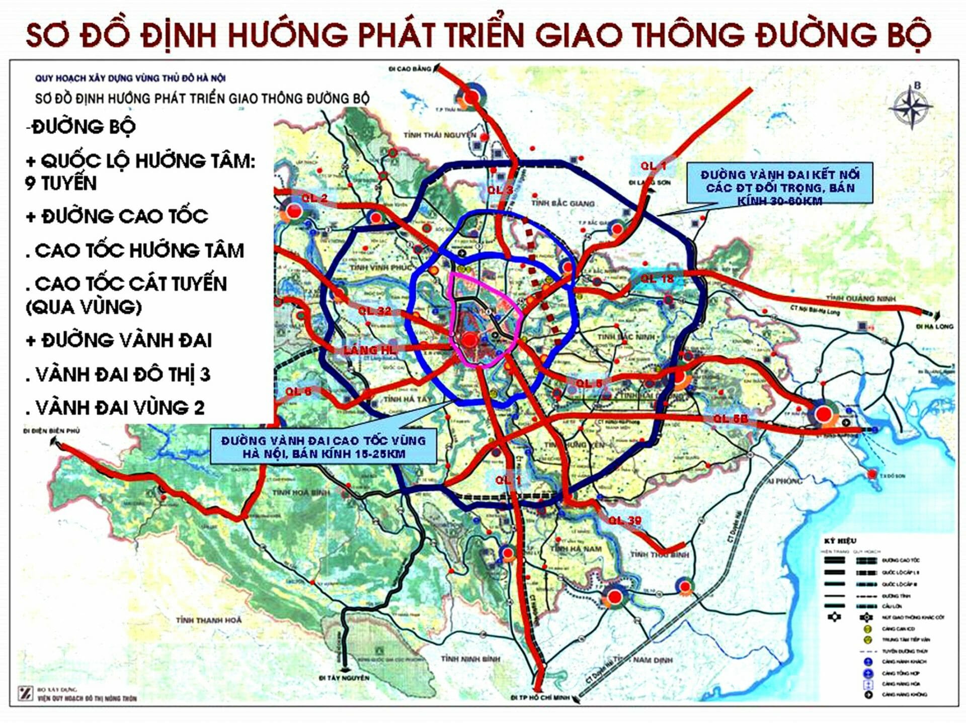 Bản đồ quy hoạch đường bộ tỉnh Hải Dương