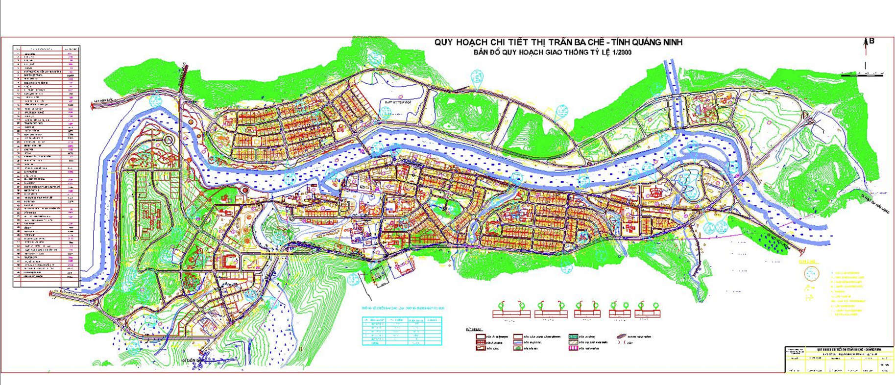 Bản đồ quy hoạch cấp điện thị trấn Ba Chẽ - Quảng Ninh