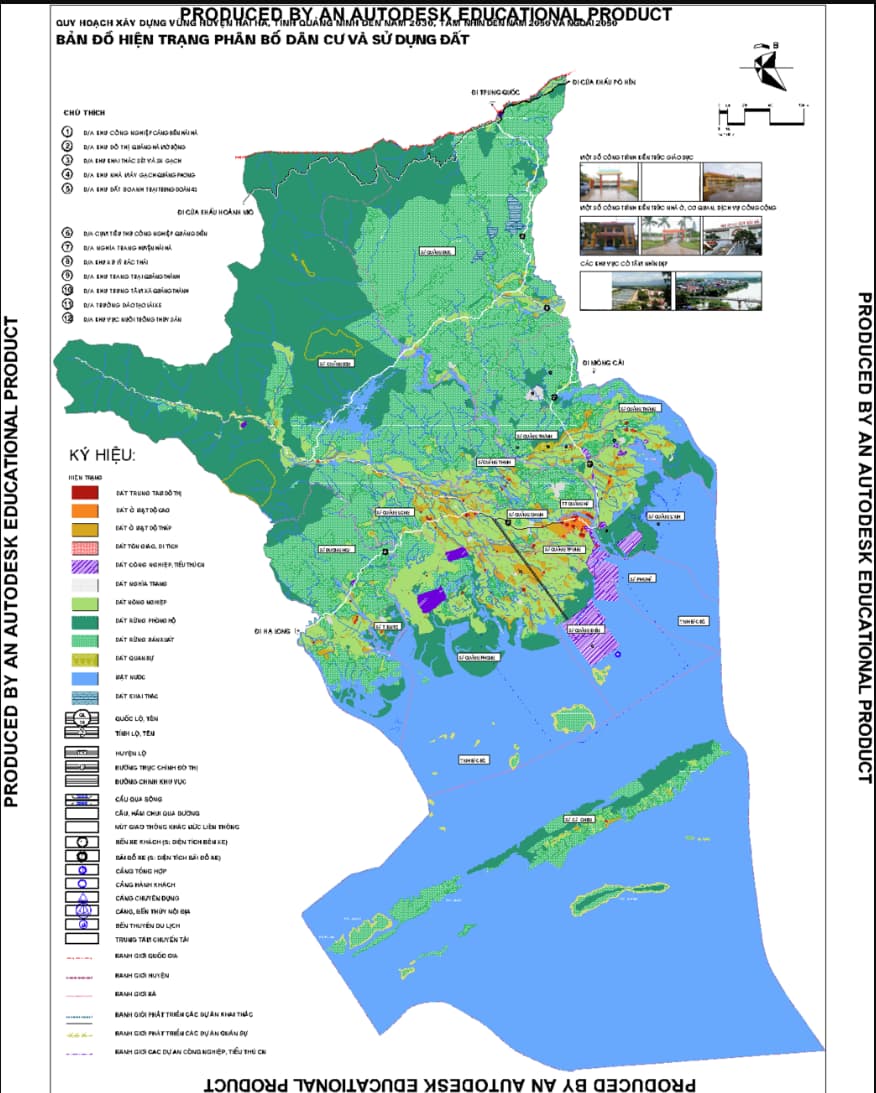 Bản đồ sử dụng đất huyện Hải Hà