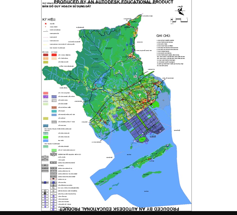 Bản đồ quy hoạch giao thông huyện Hải Hà