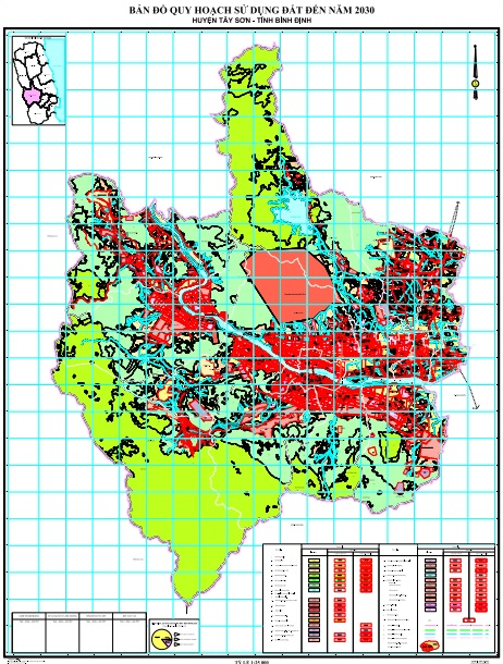 Bản đồ quy hoạch Huyện Tây Sơn – Tỉnh Bình Định