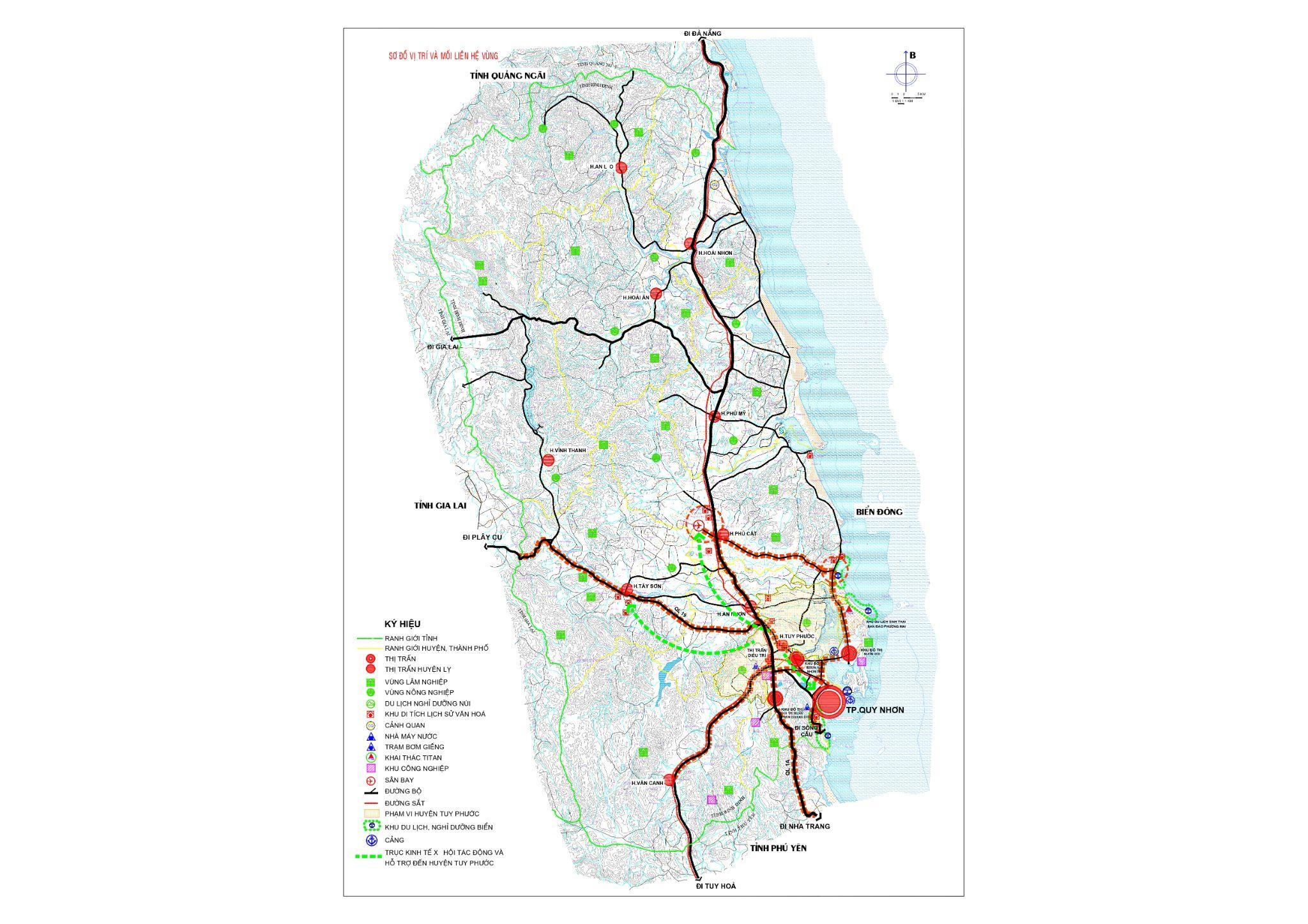 Bản đồ quy hoạch Huyện Tuy Phước – Tỉnh Bình Định