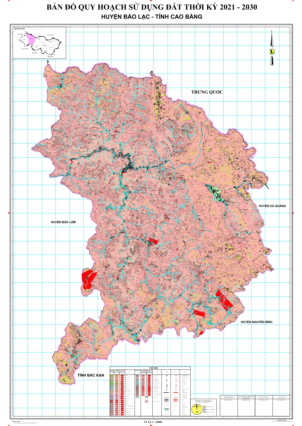 Bản đồ quy hoạch Huyện Bảo Lạc – Tỉnh Cao Bằng