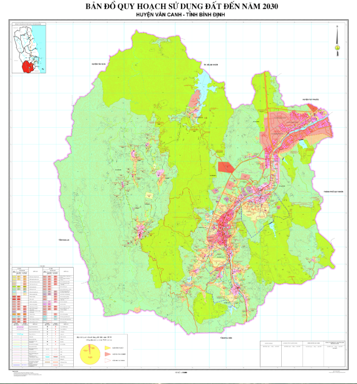 Bản đồ quy hoạch Huyện Vân Canh – Tỉnh Bình Định