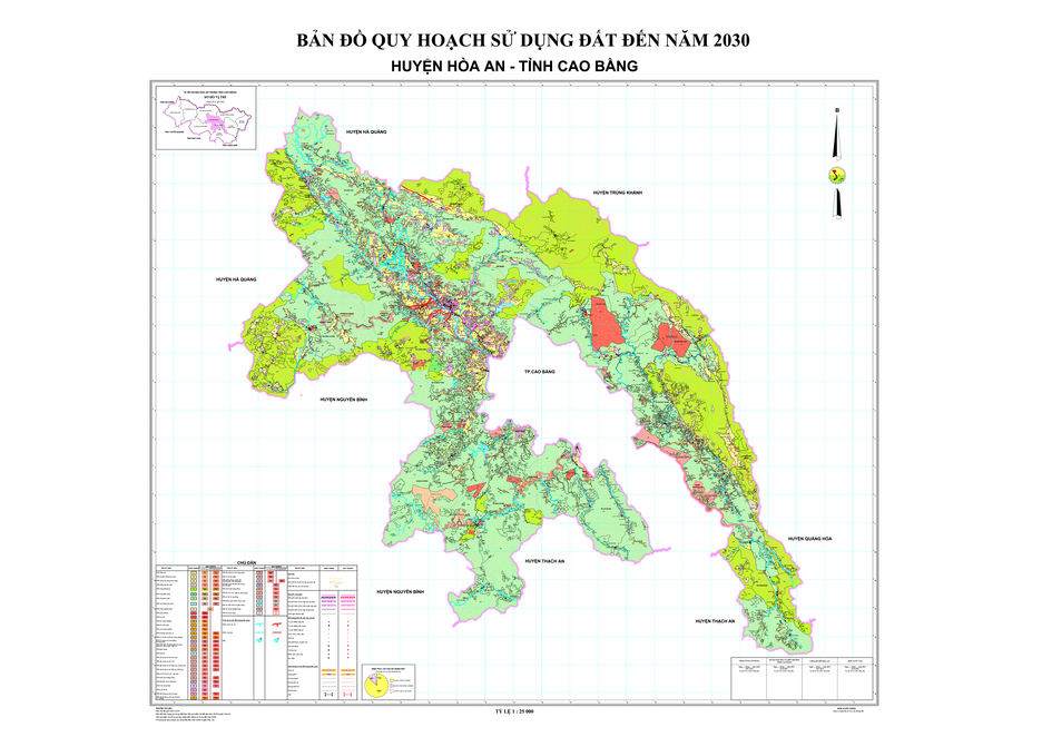 Bản đồ quy hoạch Huyện Hòa An – Tỉnh Cao Bằng