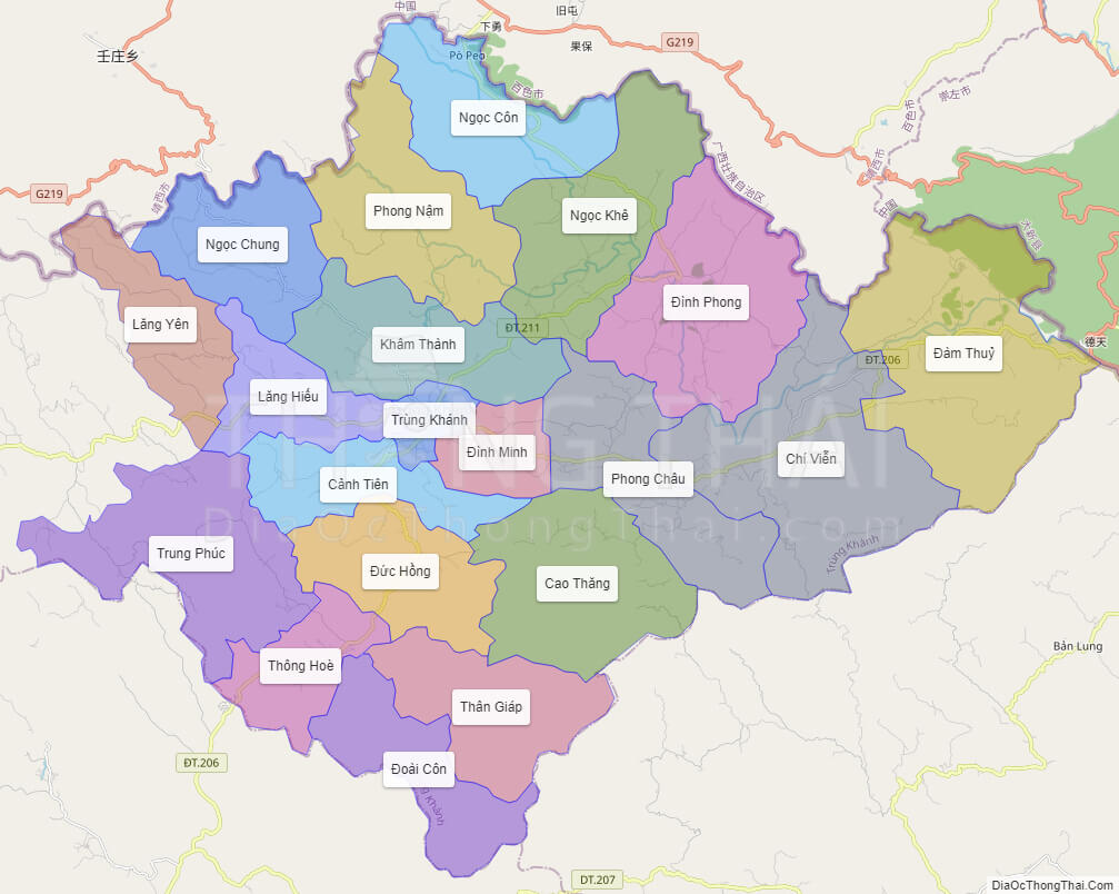 Thông tin chung về Huyện Trùng Khánh – Tỉnh Cao Bằng
