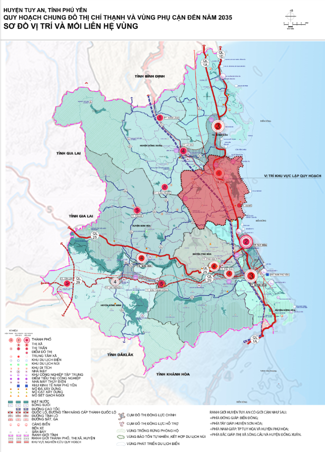 Quy hoạch không gian huyện Tuy An tỉnh Phú Yên