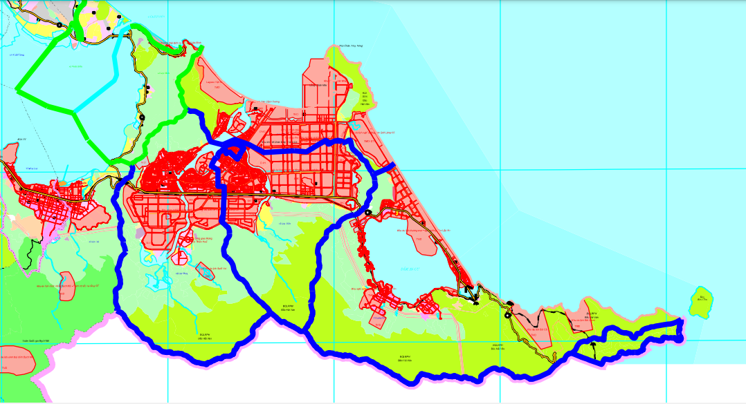 Bản đồ quy hoạch giao thông huyện Phú Lộc - tỉnh Thừa Thiên Huế