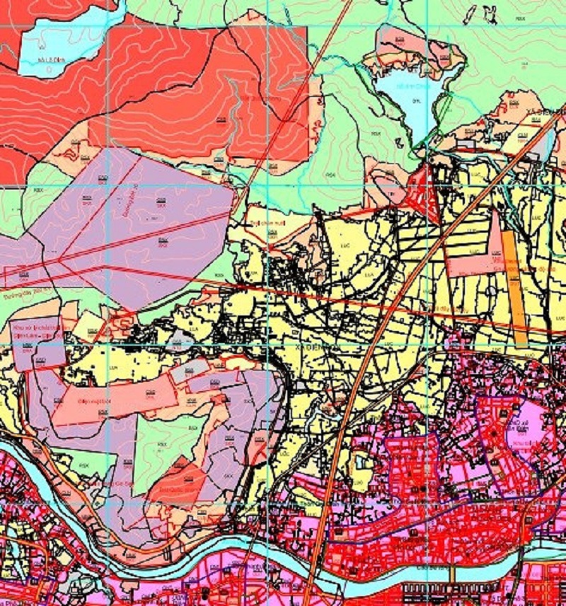 Bản đồ quy hoạch Xã Diên Sơn