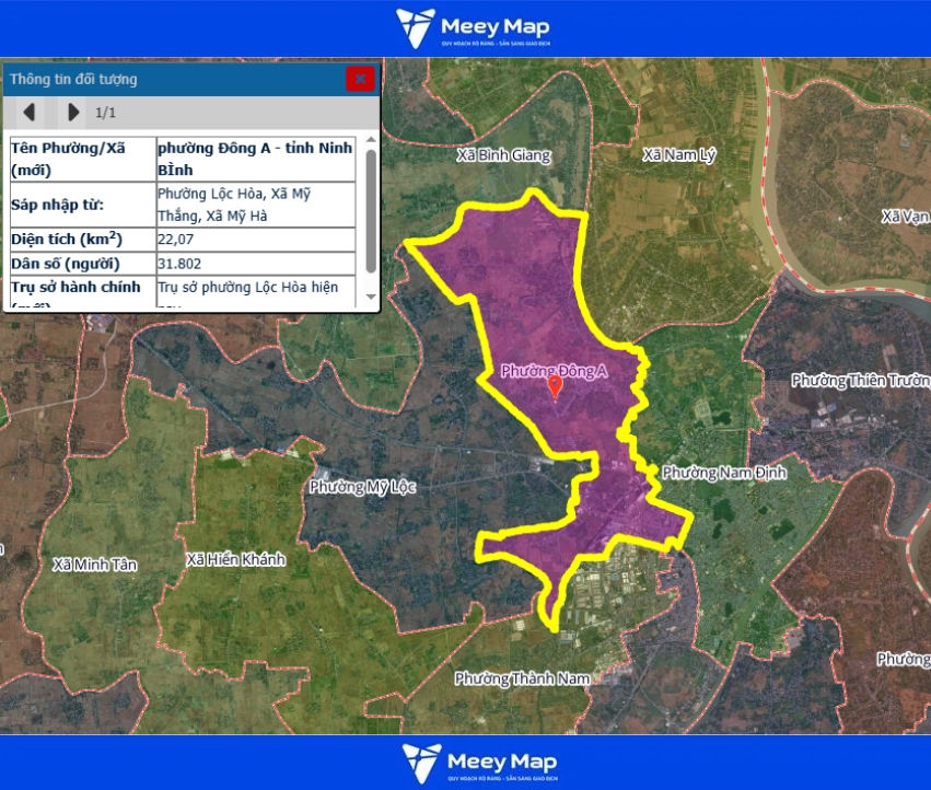 Bản đồ quy hoạch tỉnh Ninh Bình| Bản Đồ Sau Sáp Nhập 241 Bản đồ Phường Đông A, Ninh Bình