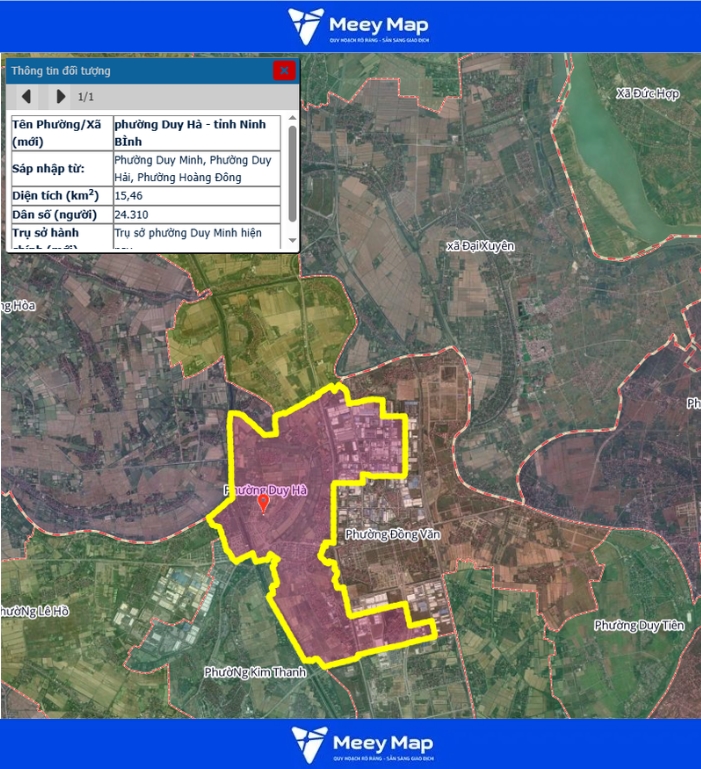 Bản đồ quy hoạch tỉnh Ninh Bình| Bản Đồ Sau Sáp Nhập 227 Bản đồ Phường Duy Hà, Ninh Bình