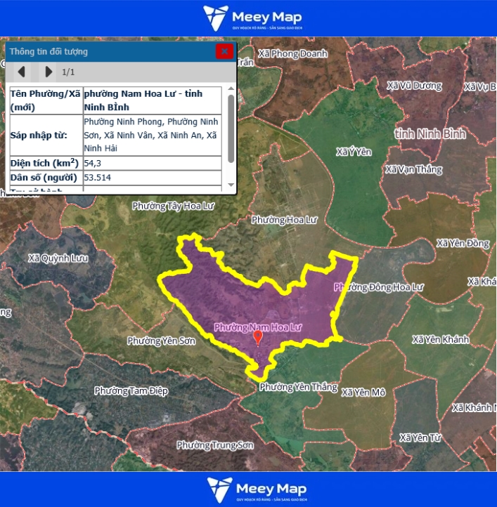 Bản đồ quy hoạch tỉnh Ninh Bình| Bản Đồ Sau Sáp Nhập 249 Bản đồ Phường Nam Hoa Lư, Ninh Bình