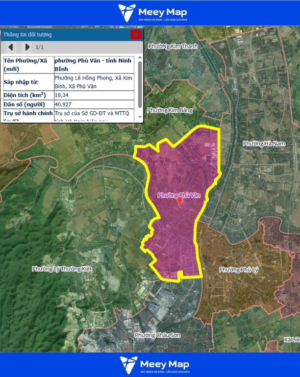 Bản đồ quy hoạch tỉnh Ninh Bình| Bản Đồ Sau Sáp Nhập 235 Bản đồ Phường Phù Vân, Ninh Bình