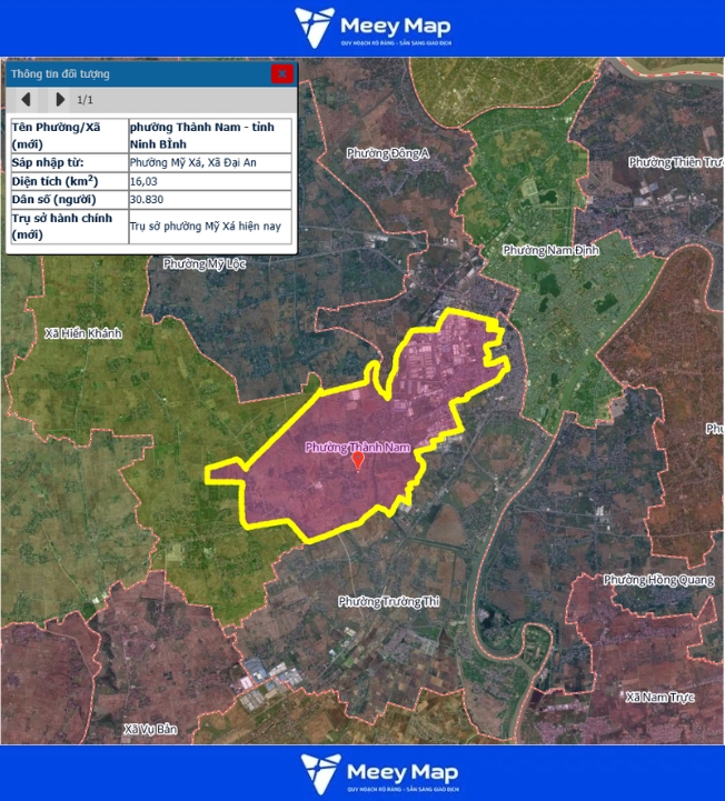 Bản đồ quy hoạch tỉnh Ninh Bình| Bản Đồ Sau Sáp Nhập 243 Bản đồ Phường Thành Nam, Ninh Bình