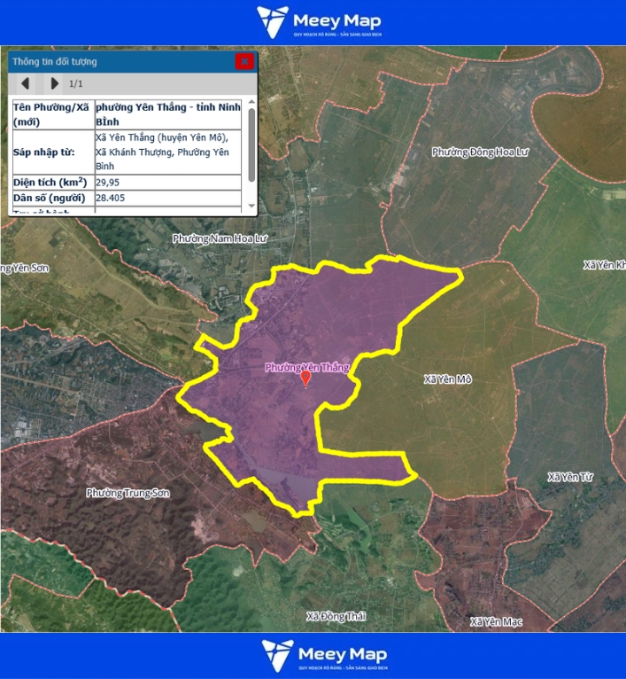 Bản đồ quy hoạch tỉnh Ninh Bình| Bản Đồ Sau Sáp Nhập 254 Bản đồ Phường Yên Thắng, Ninh Bình