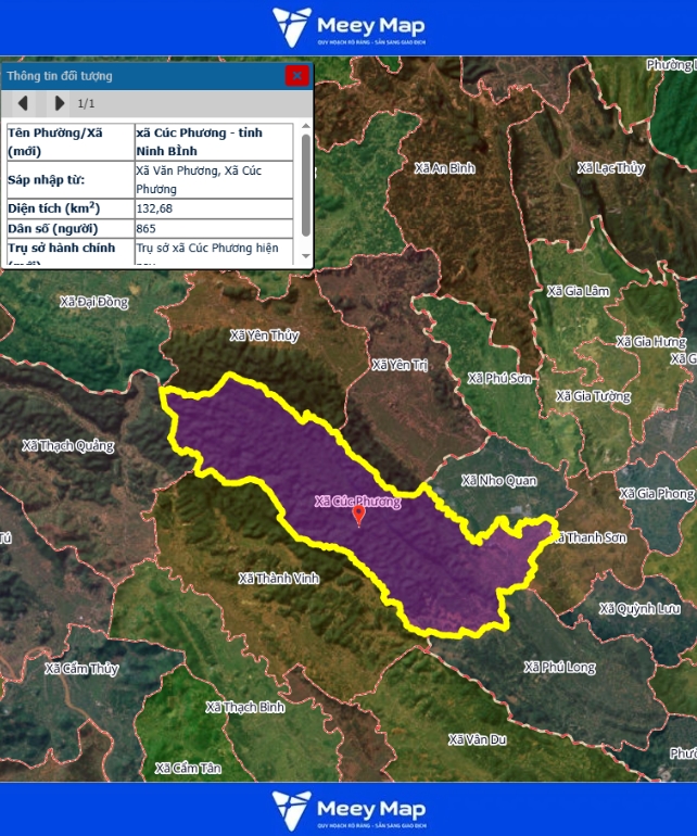 Bản đồ quy hoạch tỉnh Ninh Bình| Bản Đồ Sau Sáp Nhập 203 Bản đồ Xã Cúc Phương, Ninh Bình