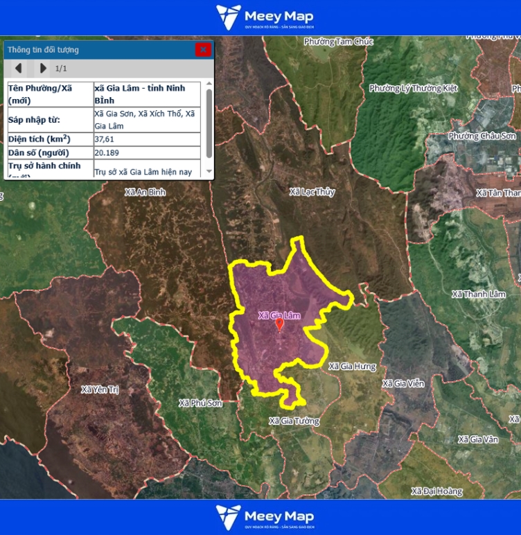 Bản đồ quy hoạch tỉnh Ninh Bình| Bản Đồ Sau Sáp Nhập 200 Bản đồ Xã Gia Lâm, Ninh Bình