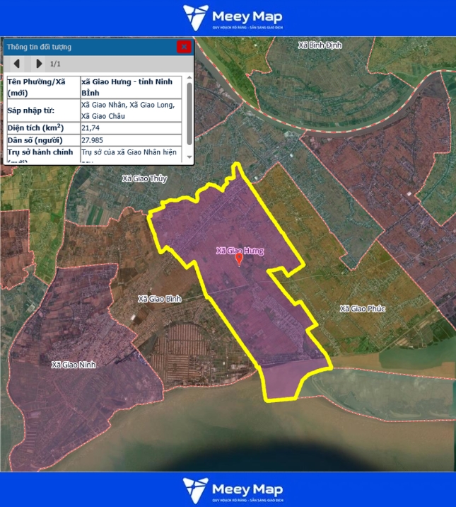 Bản đồ quy hoạch tỉnh Ninh Bình| Bản Đồ Sau Sáp Nhập 183 Bản đồ Xã Giao Hưng, Ninh Bình