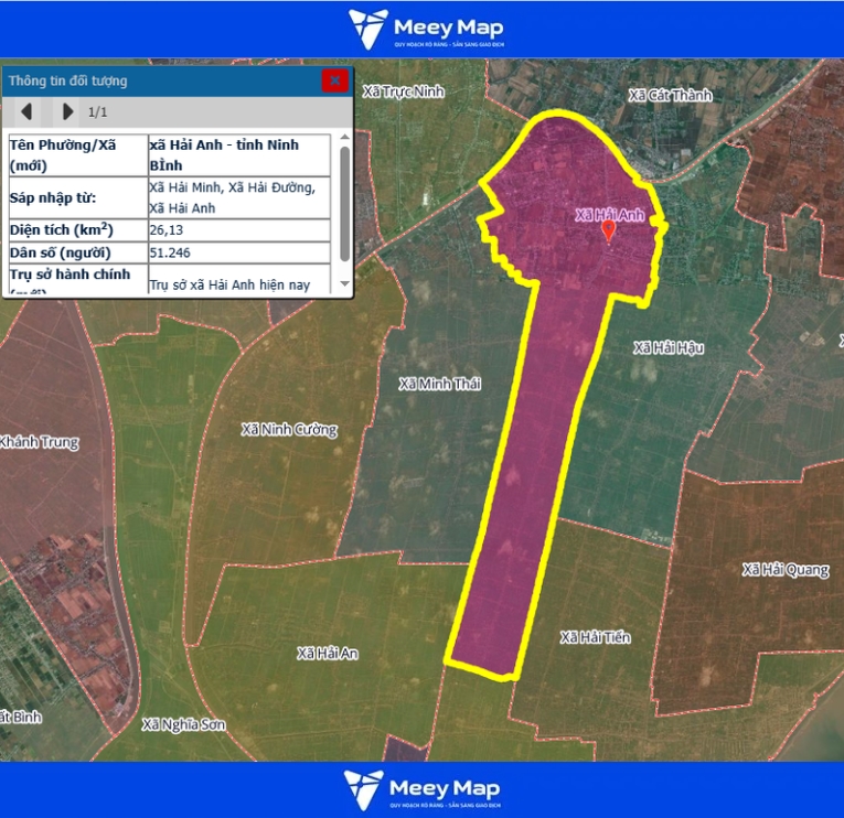 Bản đồ quy hoạch tỉnh Ninh Bình| Bản Đồ Sau Sáp Nhập 174 Bản đồ Xã Hải Anh, Ninh Bình