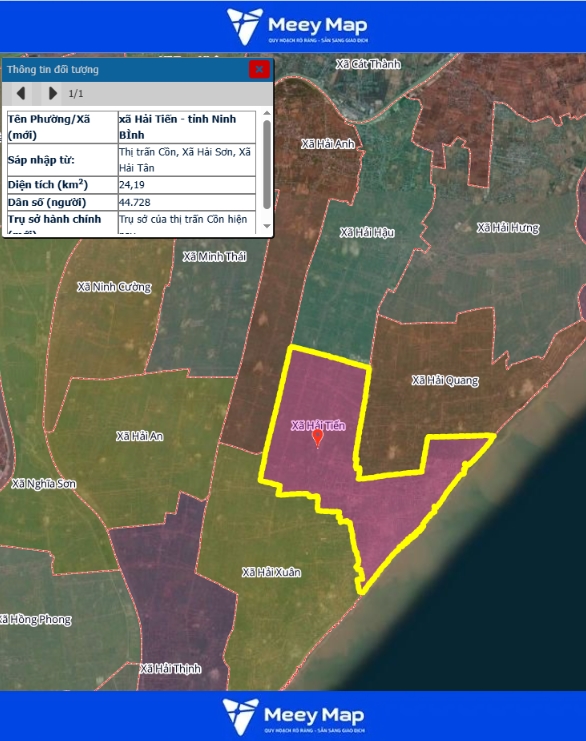 Bản đồ quy hoạch tỉnh Ninh Bình| Bản Đồ Sau Sáp Nhập 175 Bản đồ Xã Hải Tiến, Ninh Bình