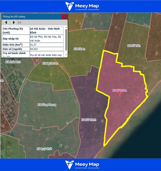 Bản đồ quy hoạch tỉnh Ninh Bình| Bản Đồ Sau Sáp Nhập 179 Bản đồ Xã Hải Xuân, Ninh Bình