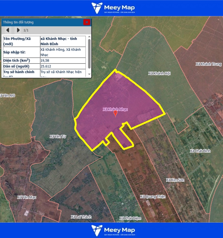 Bản đồ quy hoạch tỉnh Ninh Bình| Bản Đồ Sau Sáp Nhập 208 Bản đồ Xã Khánh Nhạc, Ninh Bình